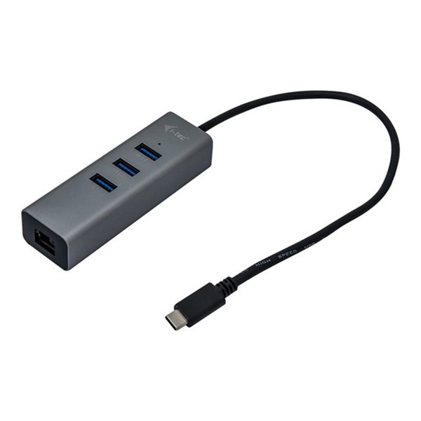 i-tec USB-C Metal HUB 3 + GLAN