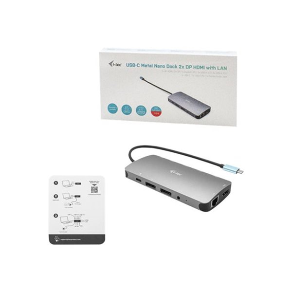 i-tec USB-C Nano Dock 3x LCD