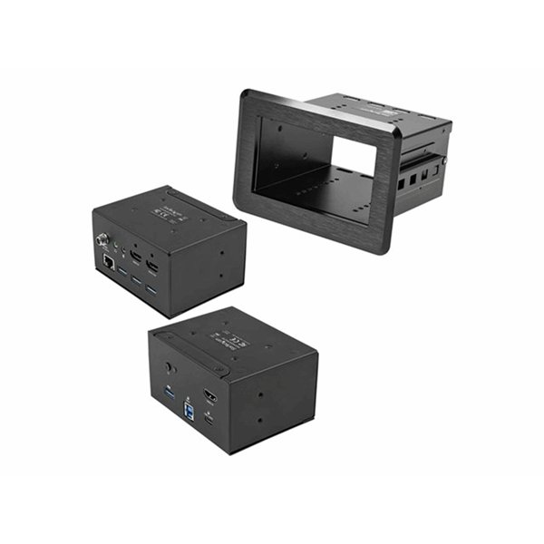 In-Table Conference Room Laptop Dock