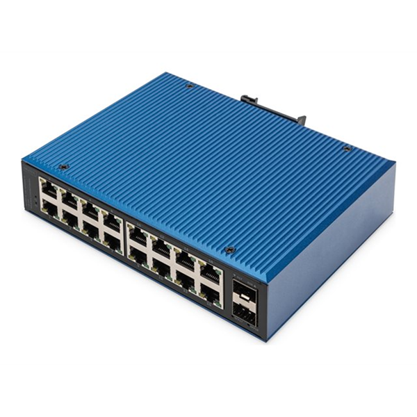 Industrial 16+2P Gigabit Ethernet Switch