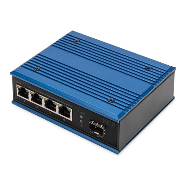Industrial 4+1P Gigabit Ethernet PoE Swt