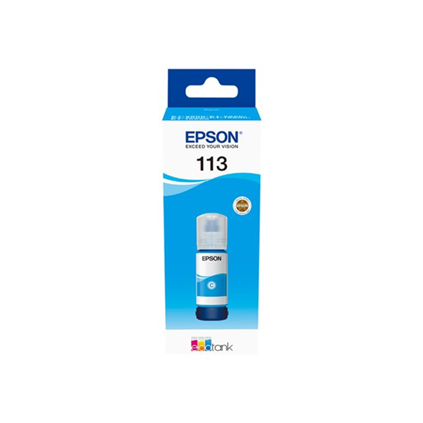 Ink/113 EcoTank Pigment Cyan Bottle Ink/113 EcoTank Pigment Cyan Bottle