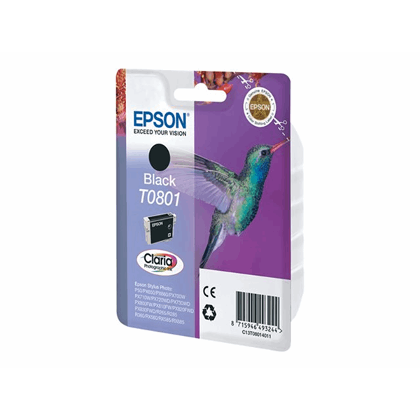 Ink Cartridge T0801 Black Blister W/ RF+ Ink Cartridge T0801 Black Blister W/ RF+
