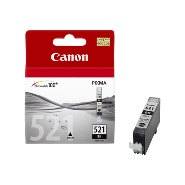 Ink/CLI-521 Cartridge BK BLIST+SEC