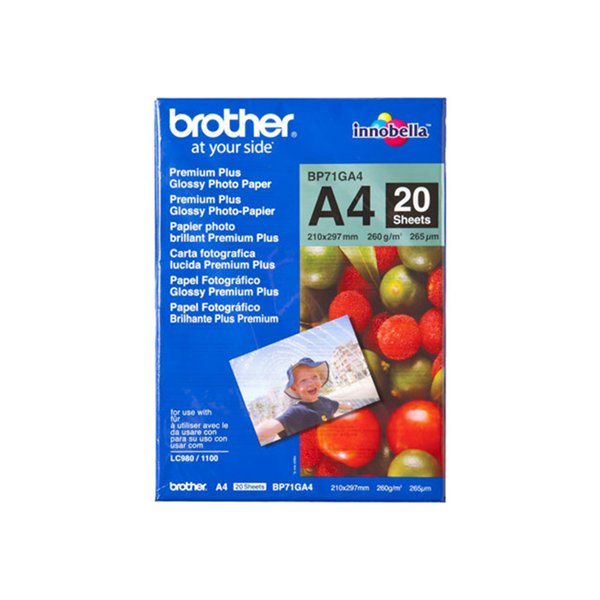 Innobella Premium Plus BP71GA4 - Glanzend fotopapier - A4 (210 x 297 mm) - 260 g/m2 - 20 vel(len) - 