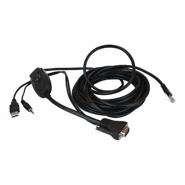 Integr KVM Cable for VGA USB and Audio