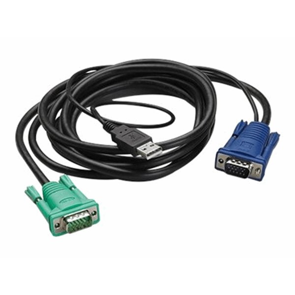 Integrated LCD KVM USB cable/6ft - 1.8m