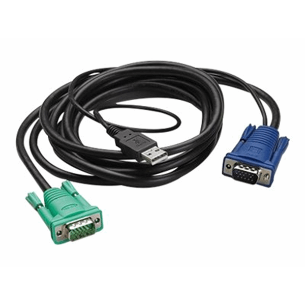 Integrated LCD KVM USB cable/6ft - 1.8m