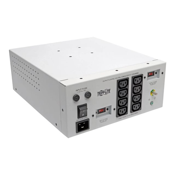 Isolator Series Dual-Voltage 115 230V 1800W 60601-1 Medical-Grade Isolation Transformer C20 Inlet 8 C13 Outlets Isolator Series Dual-Voltage 115 230V 1800W 60601-1 Medical-Grade Isolation Transformer C20 Inlet 8 C13 Outlets