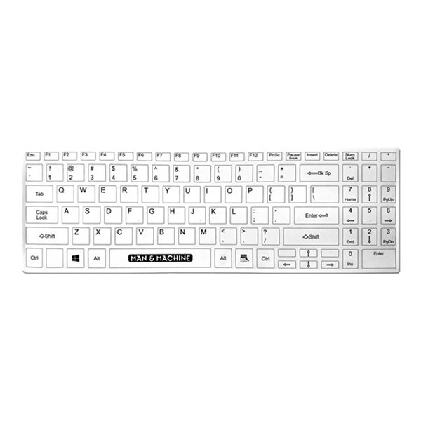 Its Cool Flat Keyboard Belgian Layout (hygienic white)
