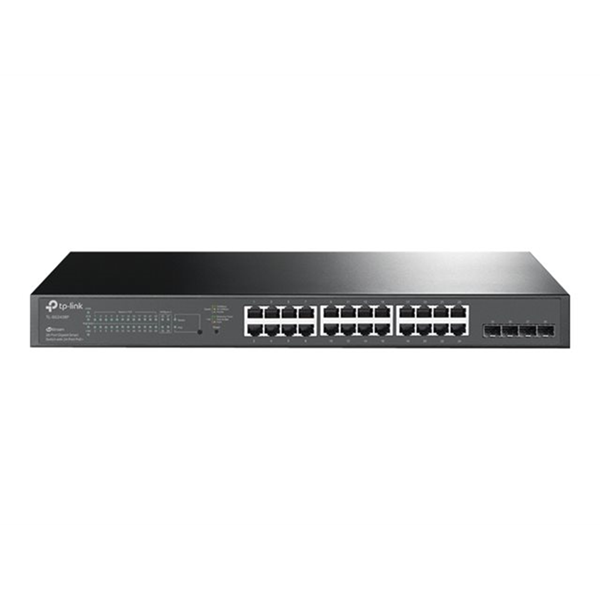 JetStream 28-Port Gigabit Smart Switch with 24-Port  PoE+