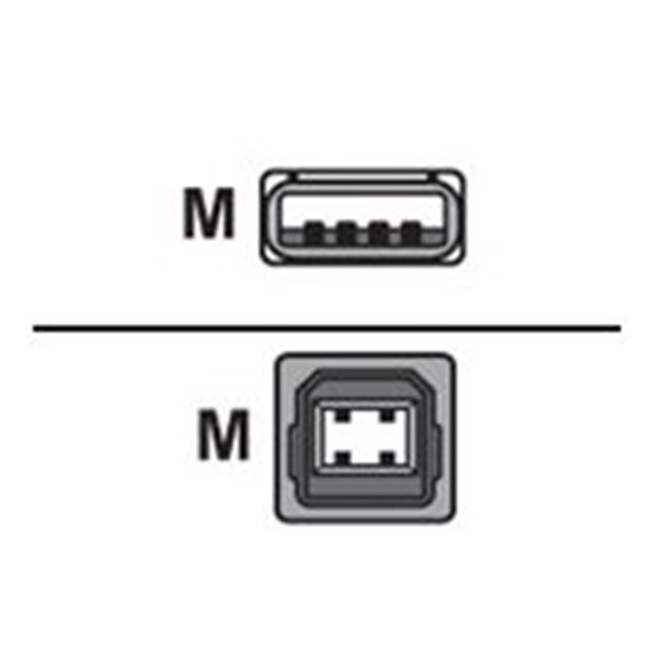 KIT USB CABLE 6IN A TO B