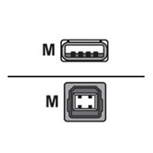 KIT USB CABLE 6IN A TO B