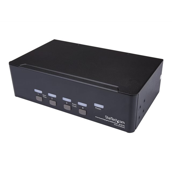 KVM Switch 4 port Dual DisplayPort 4K60