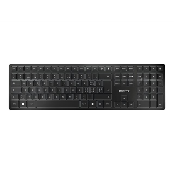 KW 9100 SLIM CH Keyboard wireless Black