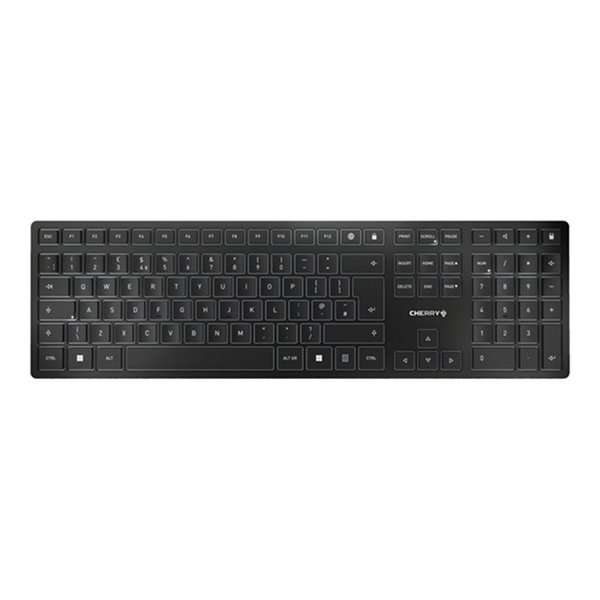KW 9100 SLIM GB Keyboard wireless Black