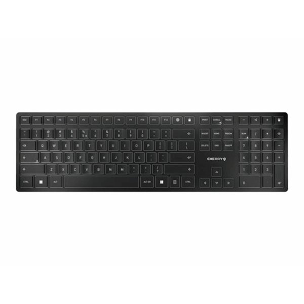 KW 9100 SLIM Keyboard wireless Black