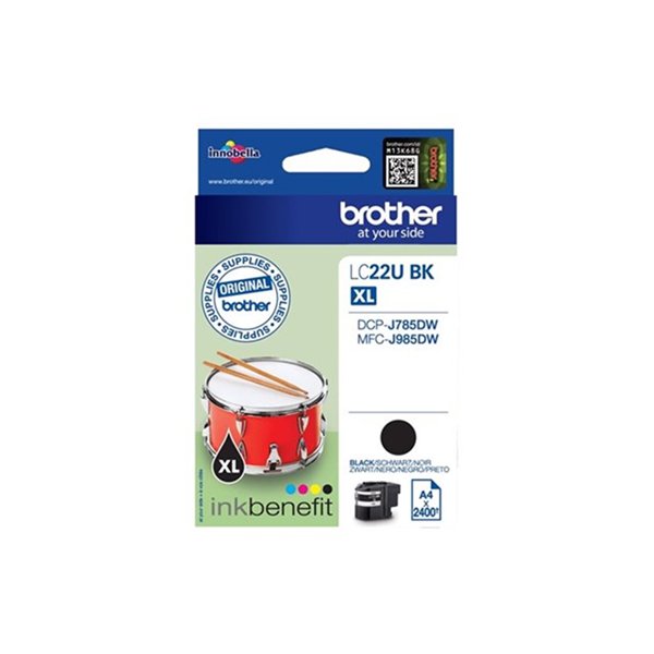 LC-22UBK Black Ink - DCP-J785DW- MFC-J985DW