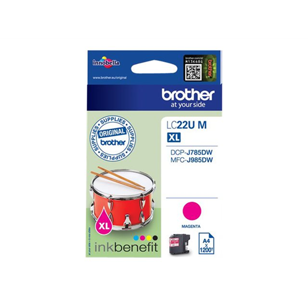 LC-22UM Magenta Ink - DCP-J785DW- MFC-J985DW