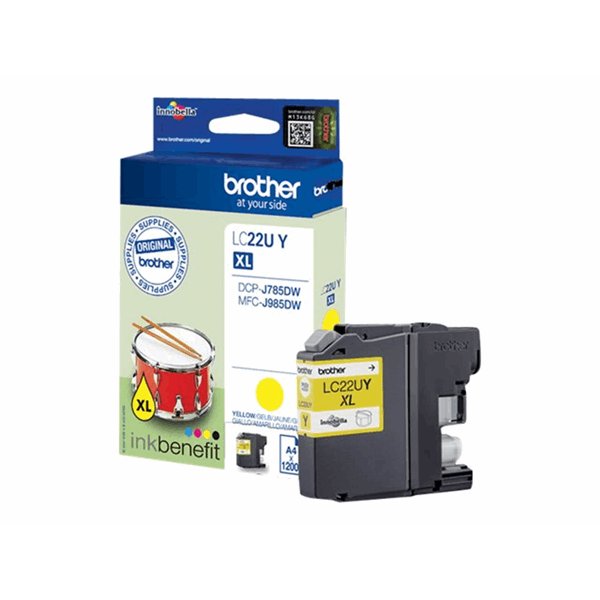 LC-22UY Yellow Ink - DCP-J785DW- MFC-J985DW