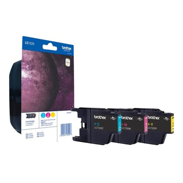 LC1220RBWBP Cyan Magenta and Yellow Ink