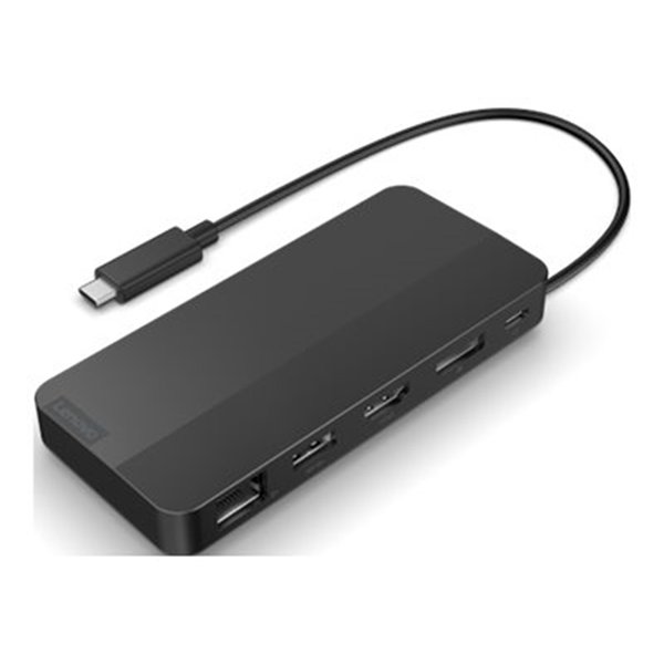 Lenovo USB-C Dual Display Travel Dock with 100W Adapter_EU