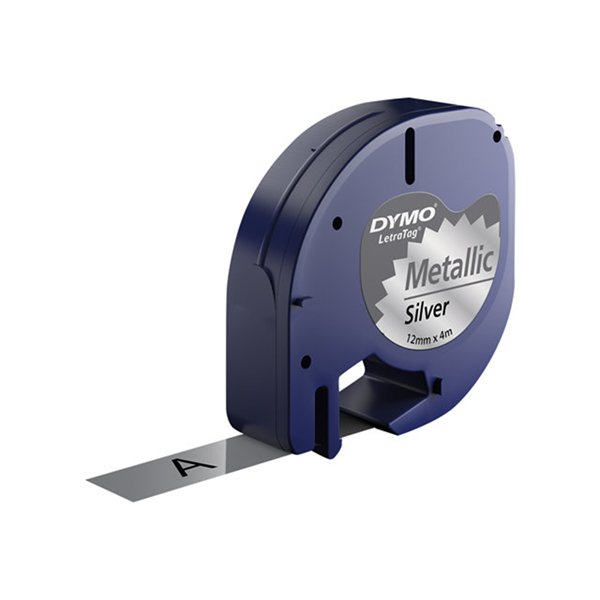LETRATAG TAPE METALLIC / ZILVER