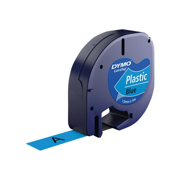 LETRATAG TAPE PLASTIC BLAUW