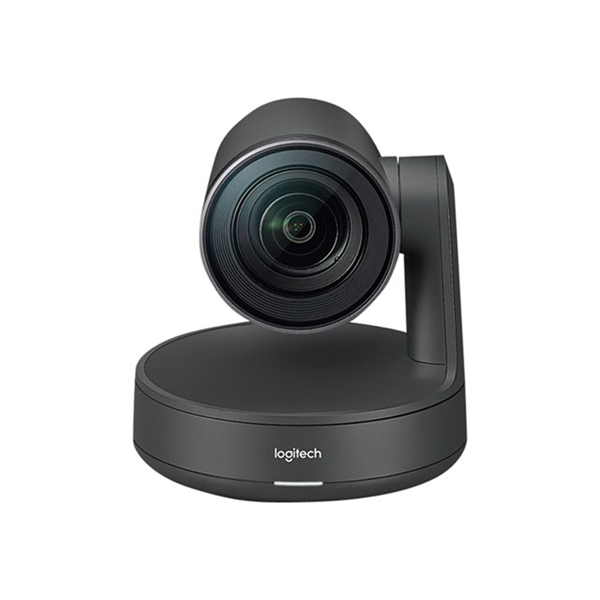 Logitech Rally Plus with white mic pod