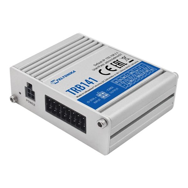 LTE Cat 1 gateway equipped with a microUSB and various Input/Output options including Digital Relay Analog and Isolated.
