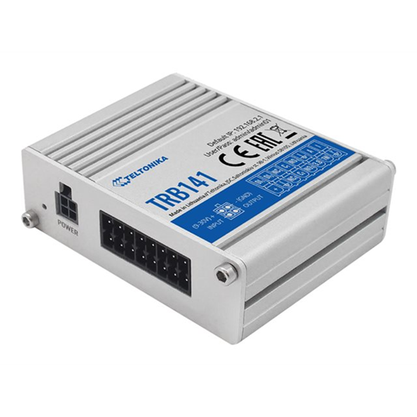 LTE Cat 1 gateway equipped with a microUSB and various Input/Output options including Digital Relay Analog and Isolated.
