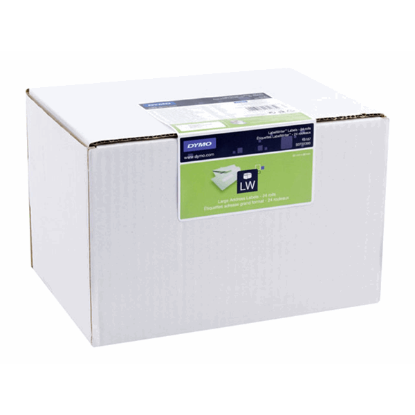 LW GROTE ADRESETIKET WIT 36*89MM (24X260)