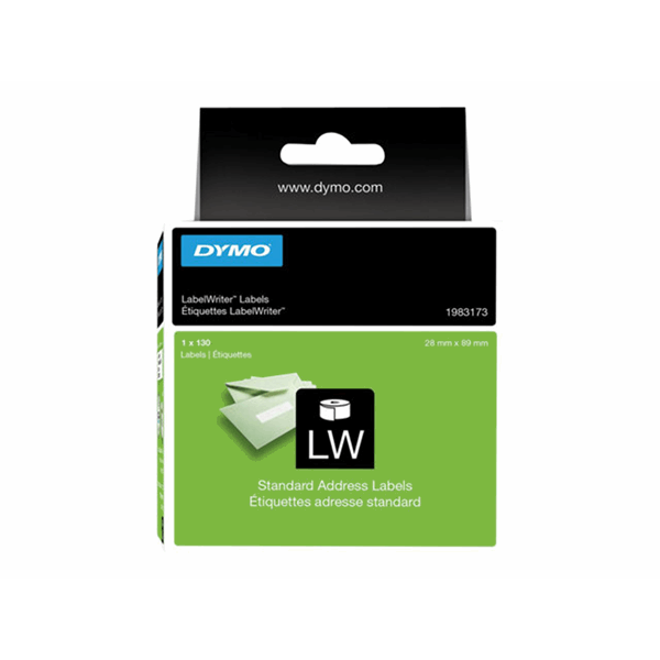 LW STANDARD ADRESETIKET 28*89MM (1X130)