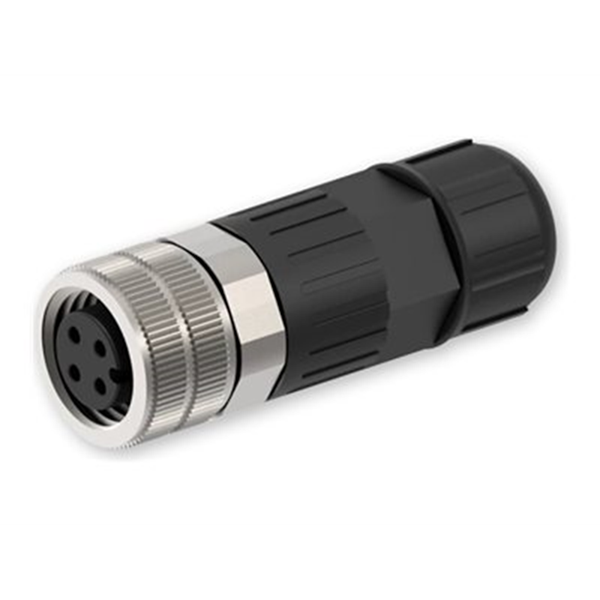 M12 A type 4-PIN female connector