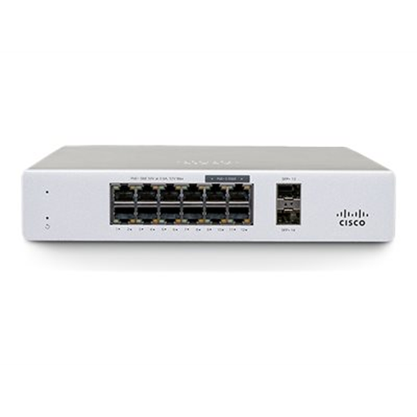 Meraki MS130-12X Cloud Mgd. 8GE+4x