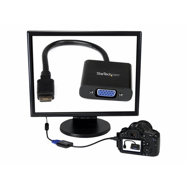 Mini HDMI to VGA Adapter Converter