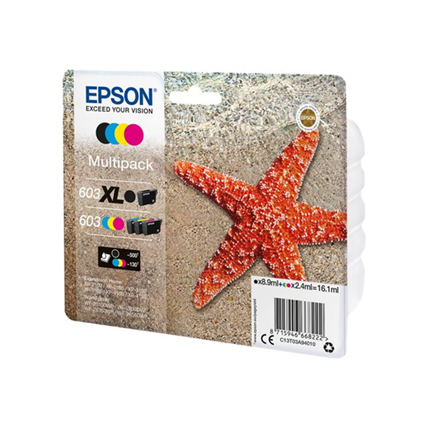 MIXED MULTIPACK 4-COLOURS 603 INK MIXED MULTIPACK 4-COLOURS 603 INK