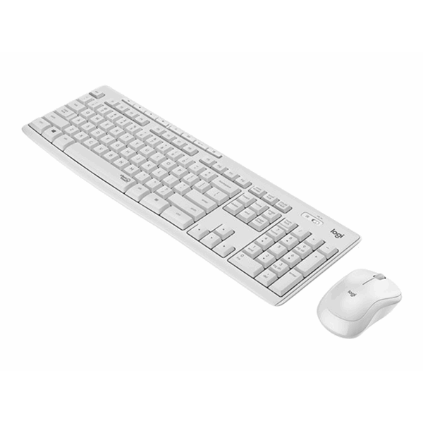 MK295 Silent Wireless Combo OFF WHITE CH