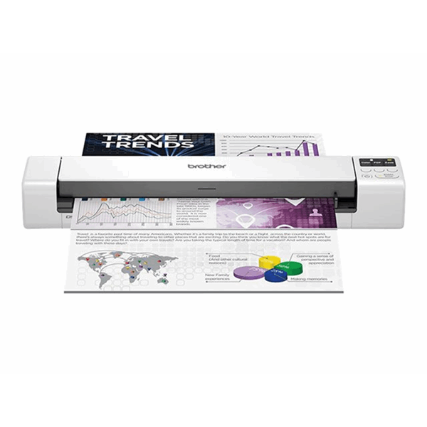 Mobiele scanner - dubbelzijdig scannen - 15 ppm (zwart-wit/kleur) - 600 x 600 dpi - scannen naar e-m Mobiele scanner - dubbelzijdig scannen - 15 ppm (zwart-wit/kleur) - 600 x 600 dpi - scannen naar e-m