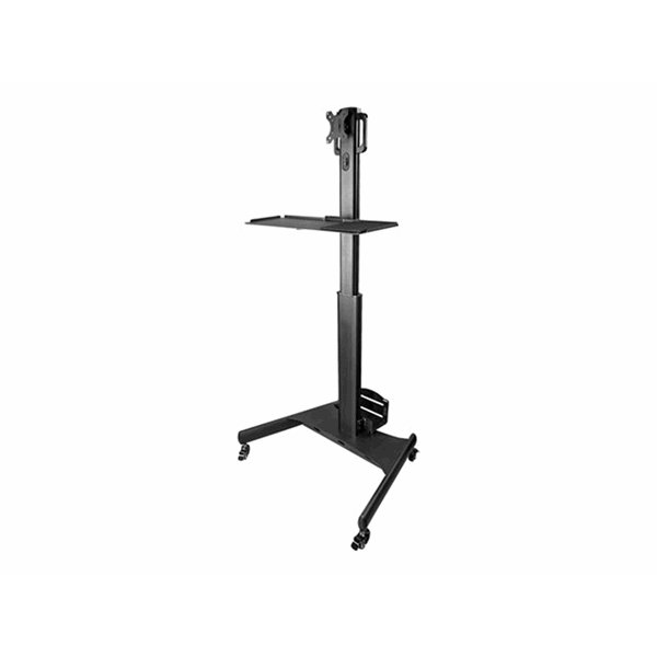Mobile Workstation Cart w Monitor Mount