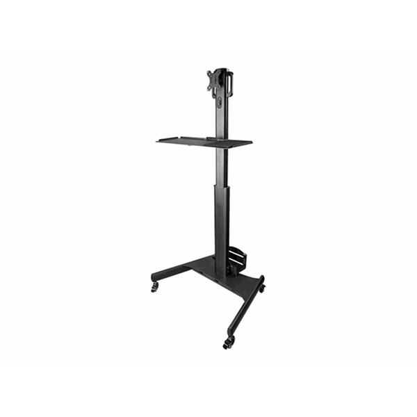 Mobile Workstation Cart w Monitor Mount
