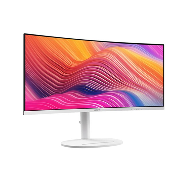 Modern MD342CQPW White 34i VA Non-touch 3y Warranty 120Hz 4ms 2xHDMI DPTyepc C(DP) Tilt Swive Height Pivot 3Wx 2 Speaker