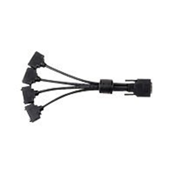 monitor adapter cable - KX20 to quad DVI-I (female) - RoHS