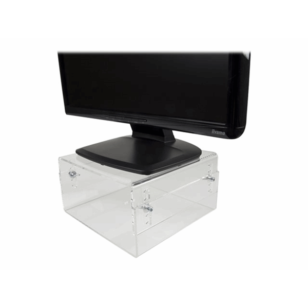 Monitor Stand Clear Acrylic Tilt 25kgMAX Monitor Stand Clear Acrylic Tilt 25kgMAX
