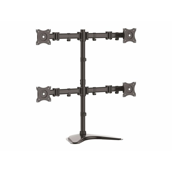 Monitor Stand - Quad - Desktop - Steel
