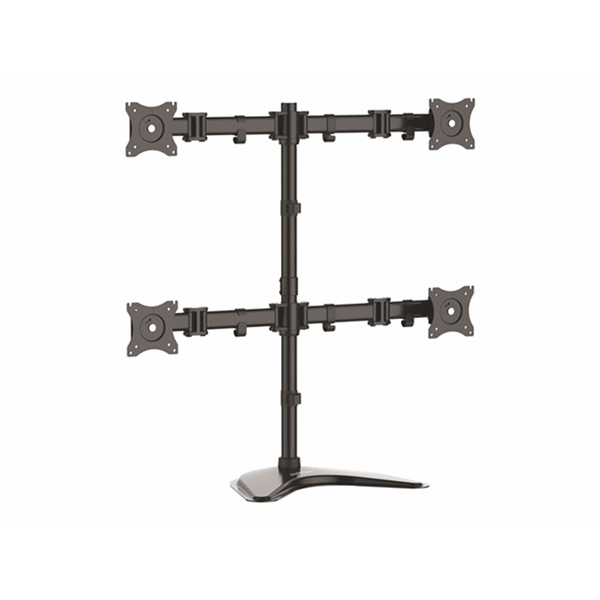 Monitor Stand - Quad - Desktop - Steel