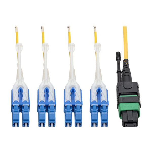 MTP/MPO APC to 4xLC UPC Singlemode B MTP/MPO APC to 4xLC UPC Singlemode B