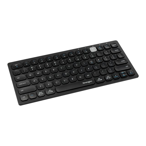 Multi-Device Dual Wireless Compact Keyboard - Black (UK)