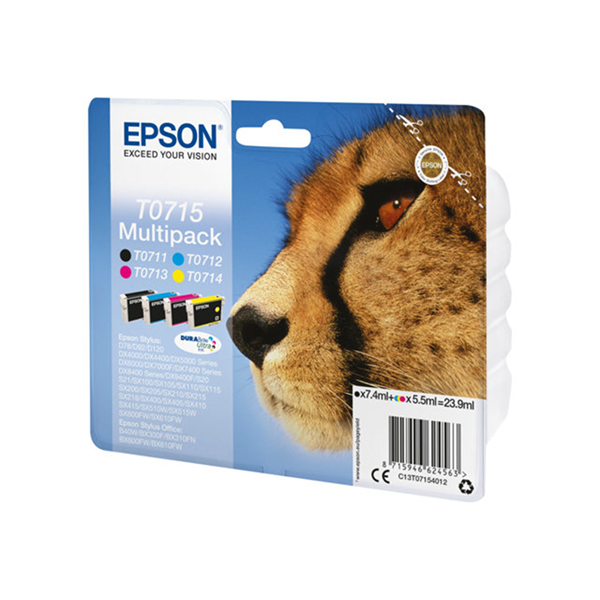 Multipack 4-colours T0715 DURABrite Ultra Ink