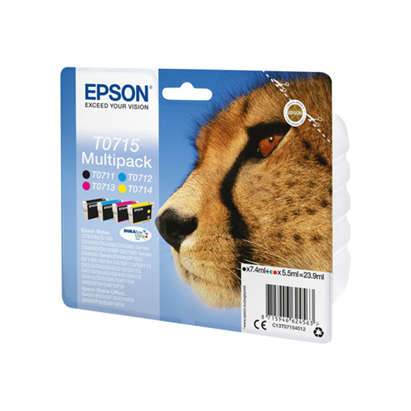 Multipack 4-colours T0715 DURABrite Ultra Ink